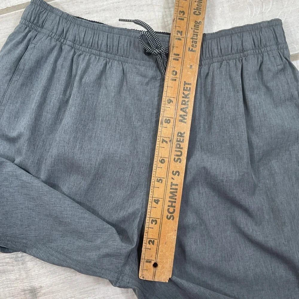Nike Just Do It Black Gray Small Swim Beach Shorts‎ Athletic